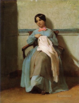  Leon Works - A Portrait of Leonie Bouguereau Realism William Adolphe Bouguereau